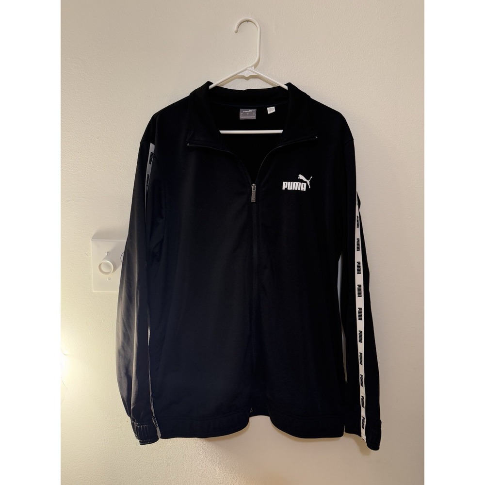 Puma Black Track Jacket Men's Size L‎ NWOT